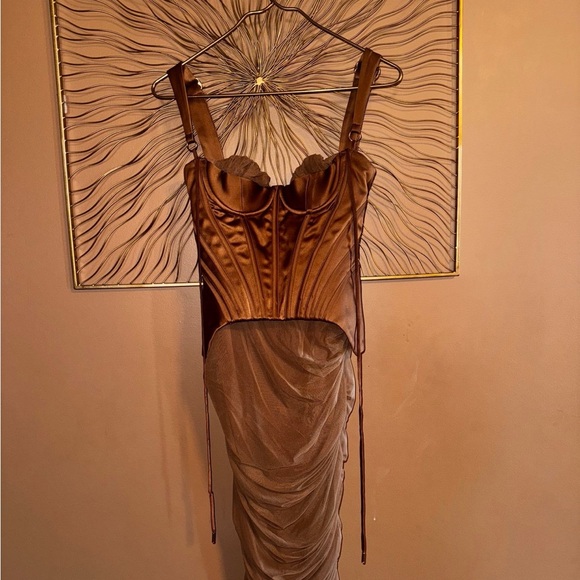 House of CB Brown Midi Dress - Picture 2 of 2